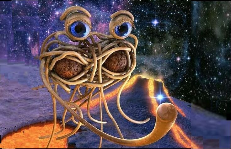 The Flying Spaghetti Monster  
